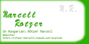 marcell rotzer business card